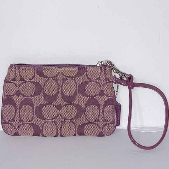 Coach purple wristlet - Picture 4 of 7